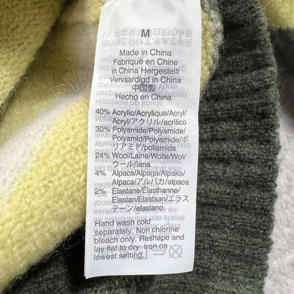 Madewell Fulton Striped Pullover Sweater Women’s‎ M Roll Neck Cozy Minimalist - Picture 10 of 11